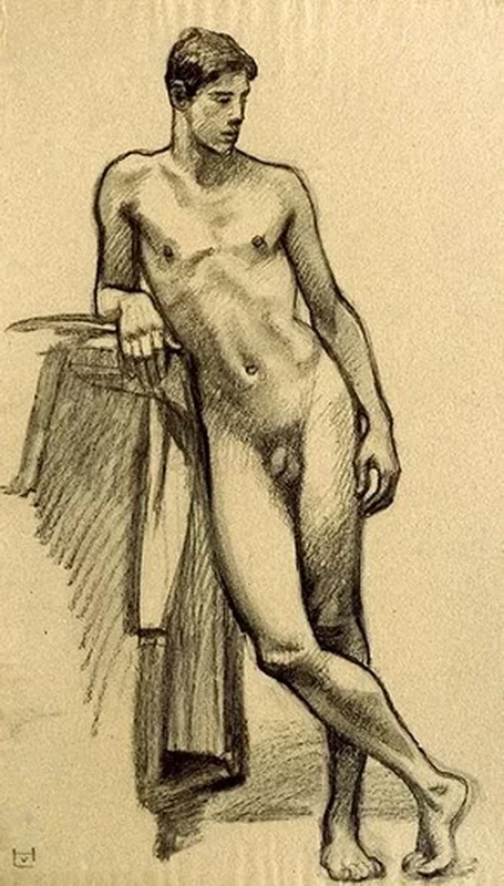 Ragazzo nudo